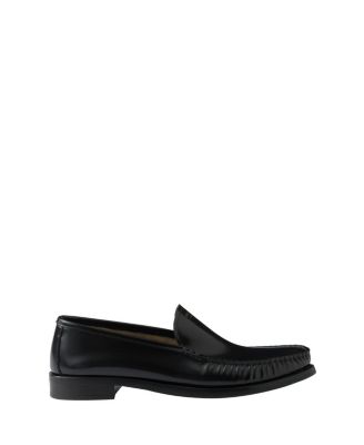  Women's Brushed Leather Loafers