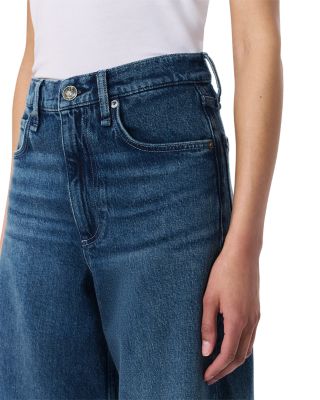 Andi High Rise Ankle Wide Leg Jeans in Adeline