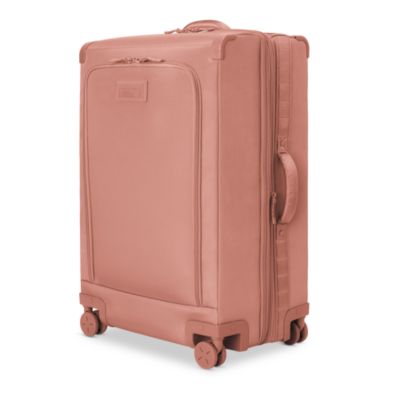 Sydney 28.5" Checked Rolling Suitcase, Warm Dust