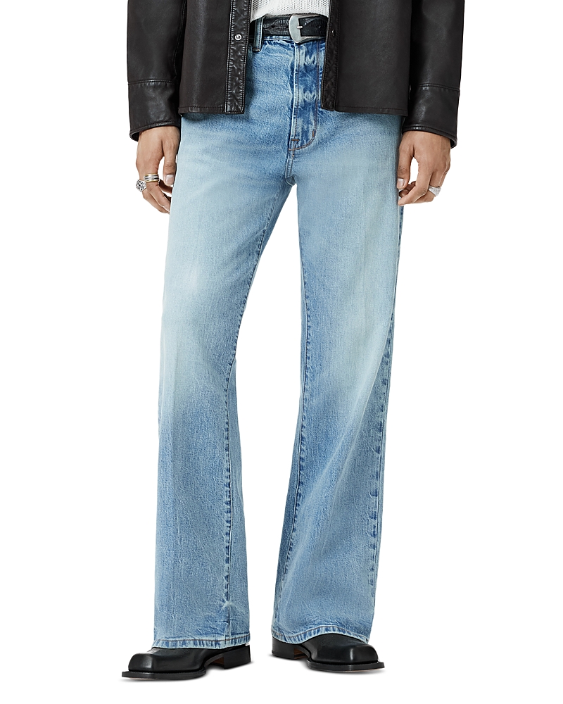 John Varvatos Silas Straight Fit Jeans in Powder Blue