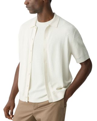 Theory - Cairn Short-Sleeve Sweater in Cotton