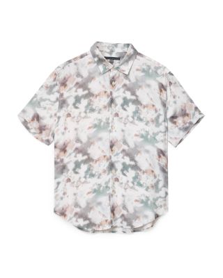 Sean Regular Fit Twine Print Short Sleeve Shirt
