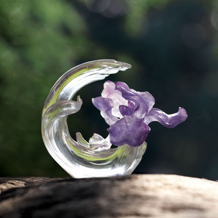 Arising Through Contentment Crystal Figurine with Display Base - Special Edition