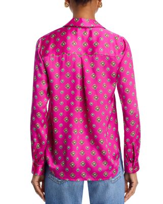 Tyler Long Sleeve Silk Blouse