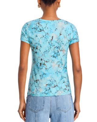 Ressi Turquoise Stone Crewneck Tee