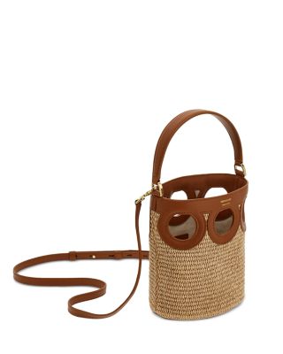 Mini Woven Bucket Bag