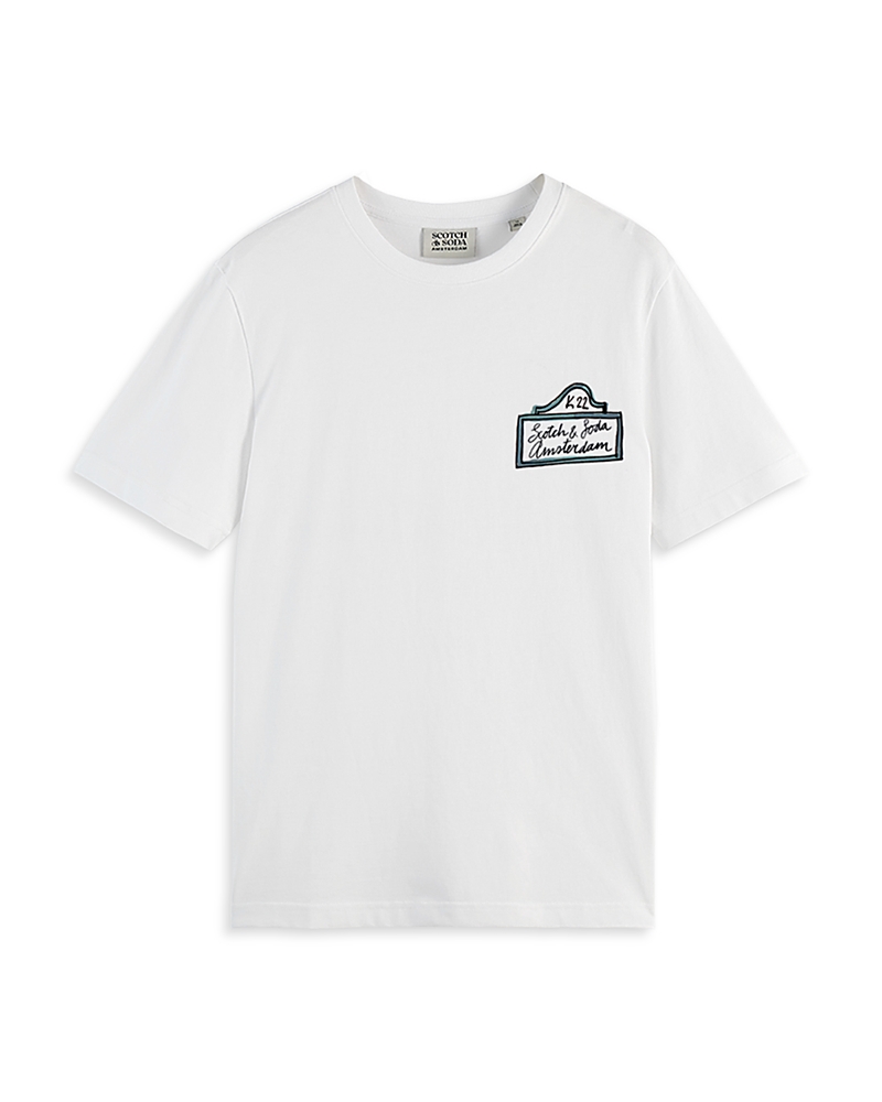 Scotch & Soda Regular Fit Graphic Logo Tee