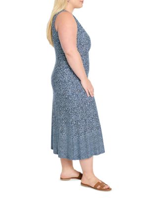 Ella Geometric Print Dress