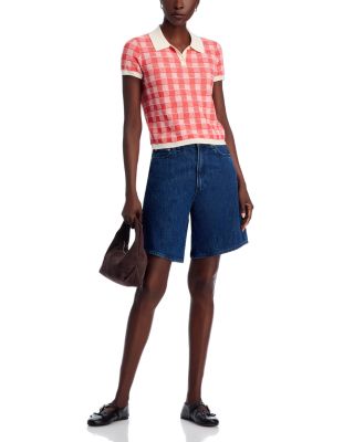 Gingham Polo Shirt