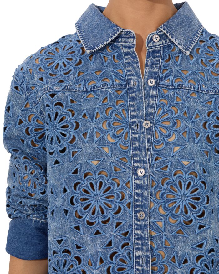 Finely Cropped Laser Cut Jacket