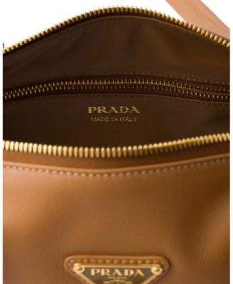 Medium Leather Top-Handle Bag with Padlock