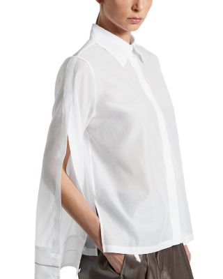 Hidden Placket Long Sleeve Shirt