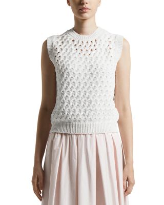Peserico - Knitted Tricot Sleeveless Sweater