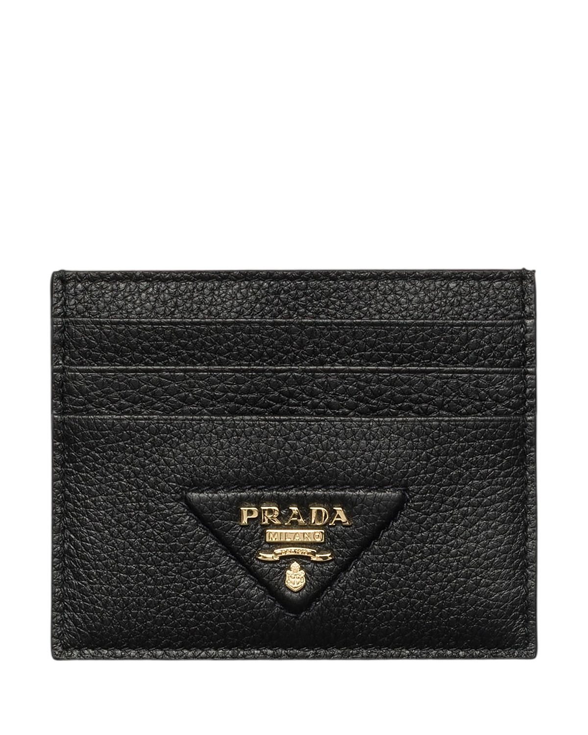 Prada Leather Card Holder