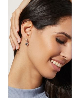 Jessica Puffed Heart Hoops