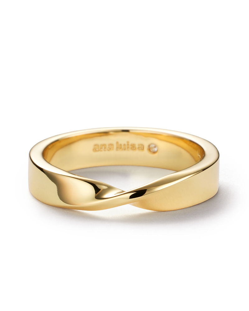 Ana Luisa Eliora Gold Band Ring