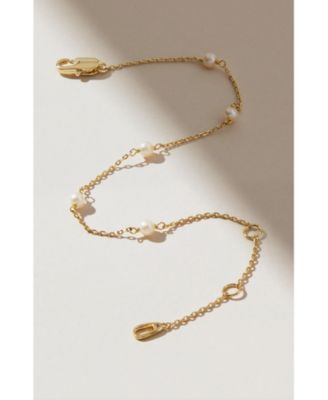 Adelie Pearl Station Bracelet