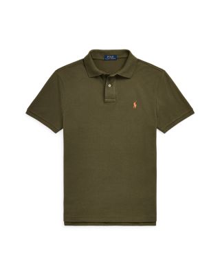 Custom Slim Fit Mesh Polo Shirt