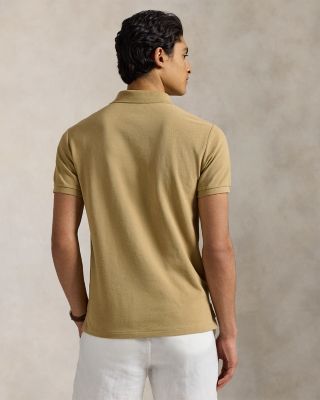 Custom Slim Fit Mesh Polo Shirt