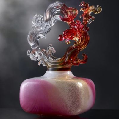 Ethereal Chime Baoping - Crystal Treasure Vase Figurine