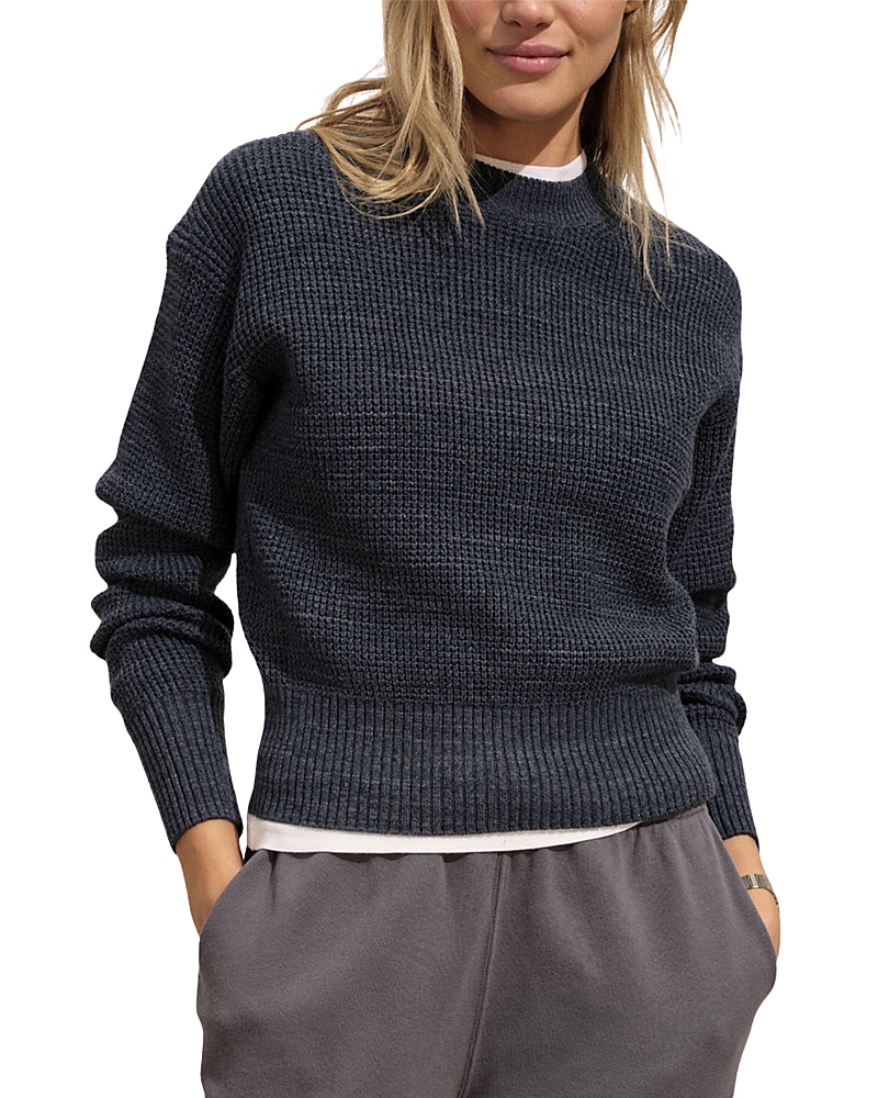 BUCK MASON SEAFARER SHRUNKEN CREWNECK SWEATER