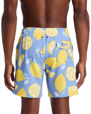 Sano Lemon Print  6.5&amp;quot; Swim Trunks