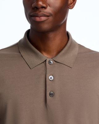Pique Regular Fit Long Sleeve Polo Shirt  