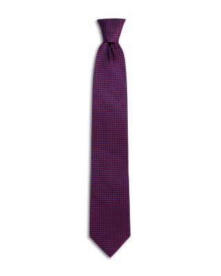 Woven Geometric Silk Tie - Exclusive