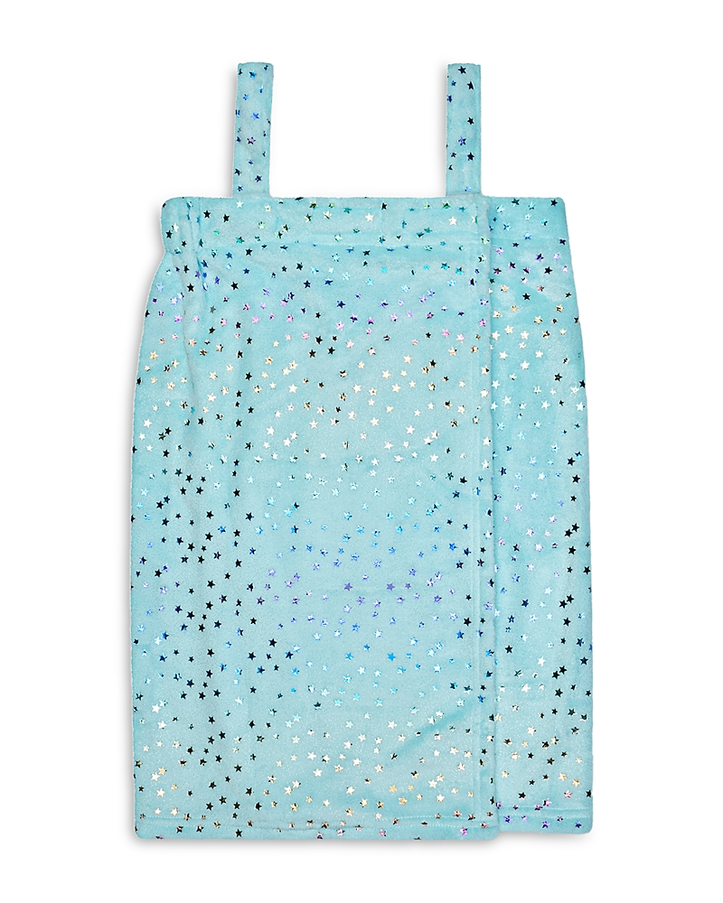 Iscream Girls' Foil Stars Spa Wrap - Big Kid In Blue