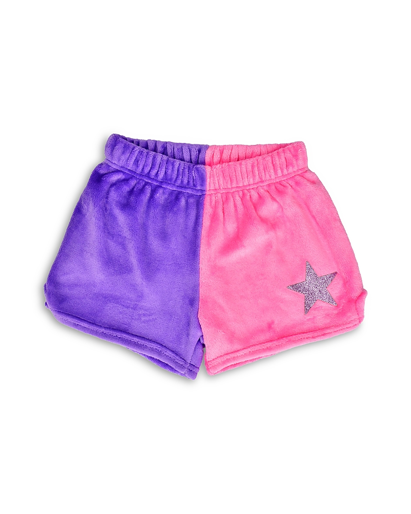 Iscream Girls' Color Block Plush Shorts - Big Kid