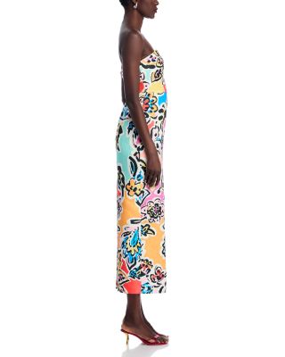Orion Rainbow Oasis Jacquard Dress
