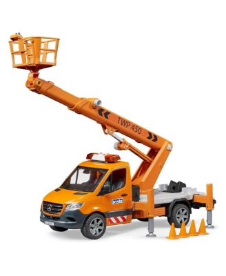 1/16 Mercedes-Benz Sprinter Service Truck with Crane, Basket & Lights & Sounds 02679 - Ages 4 Years +