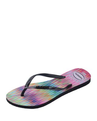 Women's Slim Bright Flip Flop Sandals