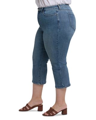 Joni Relaxed Capri Jeans in Majorca Bay