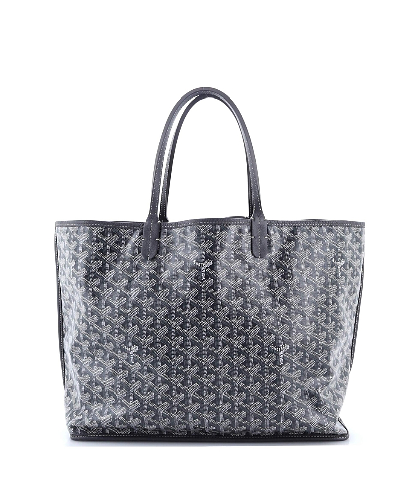 PRE-OWNED GOYARD Pre-owned Goyard Pm Anjou Reversible Tote Coated Canvas In Gray