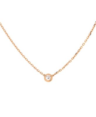 Pre-Owned Cartier - XS Cartier D'Amour Pendant Necklace 18K Rose Gold with Diamond