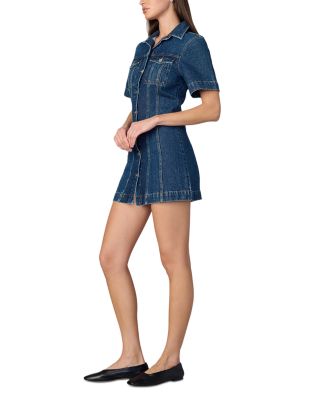 The Denim Trucker Shirt Dress