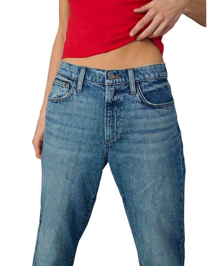The 90s Niki High Rise Straight Jeans Aglow