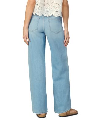 The Lou Lou Low Rise Wide Leg Jeans in Delightful