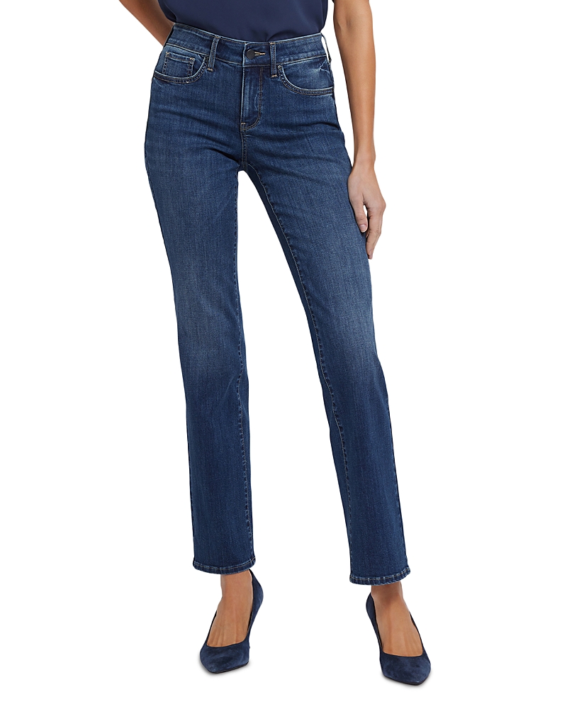 Nydj Marilyn High Rise Straight Leg Jeans in Rio Rapids