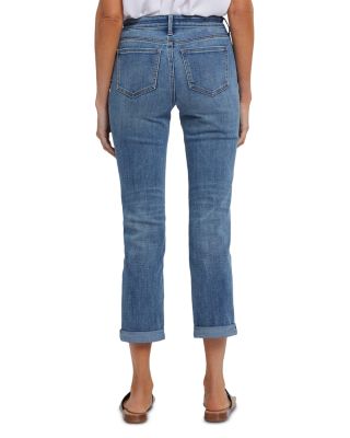 Sheri High Rise Ankle Slim Leg Jeans in Majorca Bay