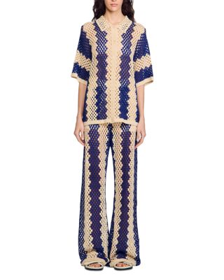 Palmas Collared Cardigan Sweater