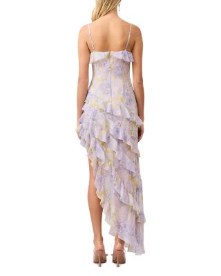 Aveline Ruffle Asymmetric Gown