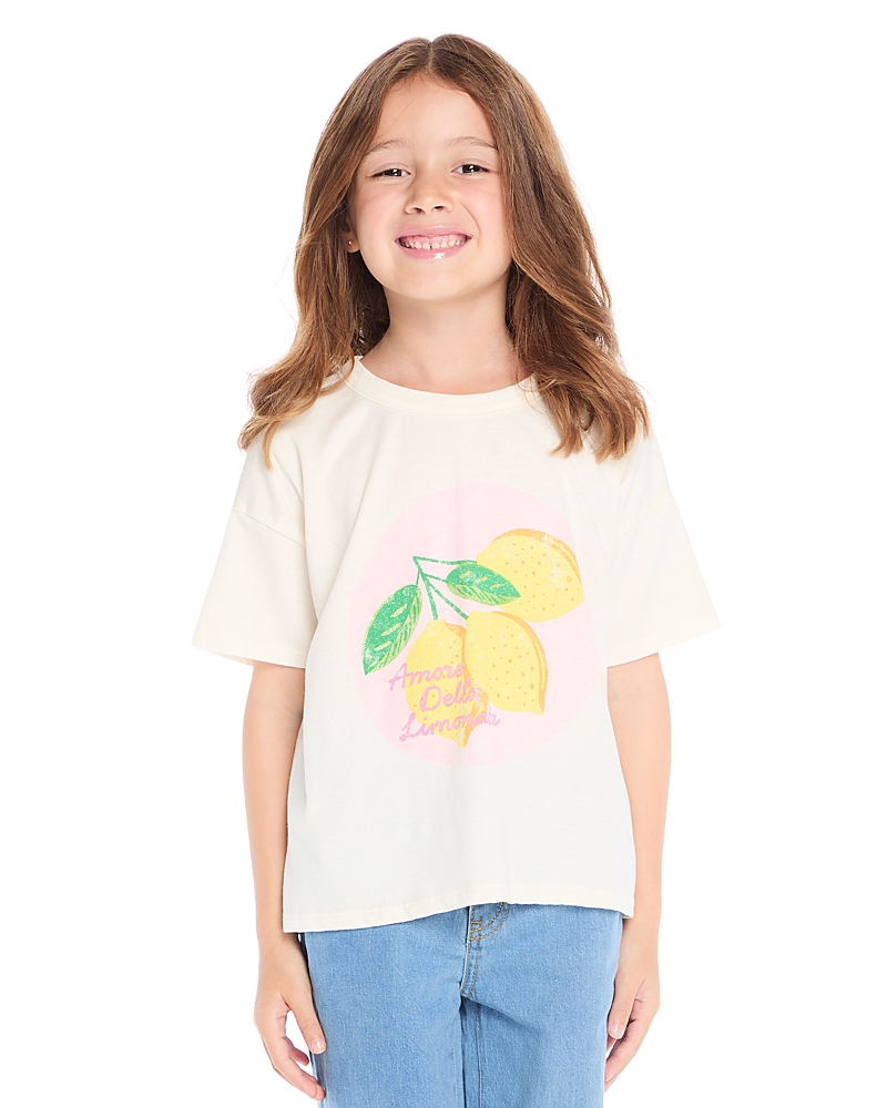 Shop Chaser Girls' Lemonade Amore Graphic Short Sleeved Tee - Little Kid, Big Kid