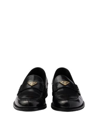  Men's Brushed Leather Loafers