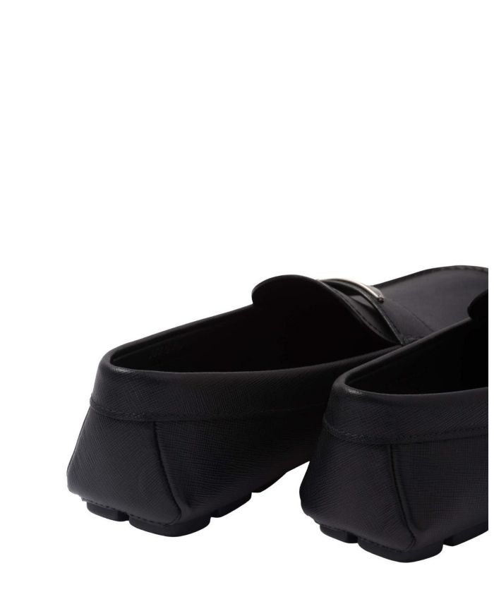 Men's Saffiano Leather Driver Loafers