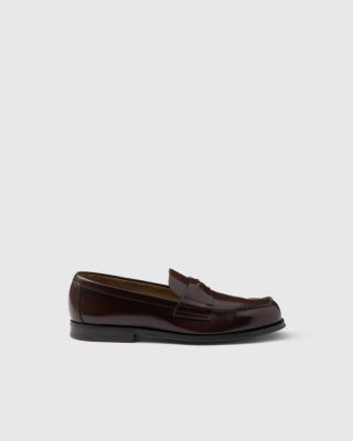 Men's Brushed Leather Loafers