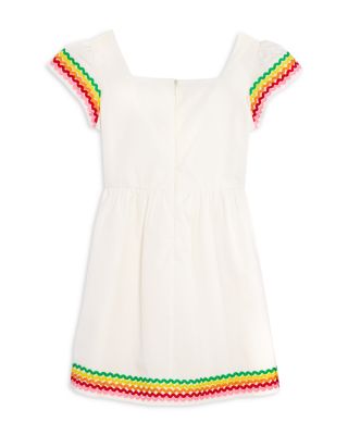 Girls' Ric Rac Trim Dress, Little Kid, Big Kid - Exclusive