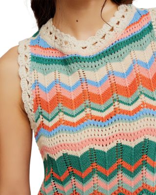 Sandy Mae Crochet Mini Dress