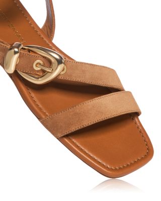 サンダル・ミュール STUART WEITZMAN MAVEN SANDALS Stuart Weitzman Maven Buckle-Detailed Leather Sandals | Saks